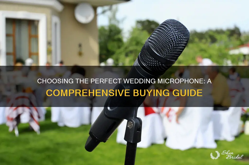 how to buy microphone for wedding