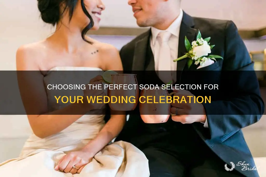 how to buy soda for a wedding
