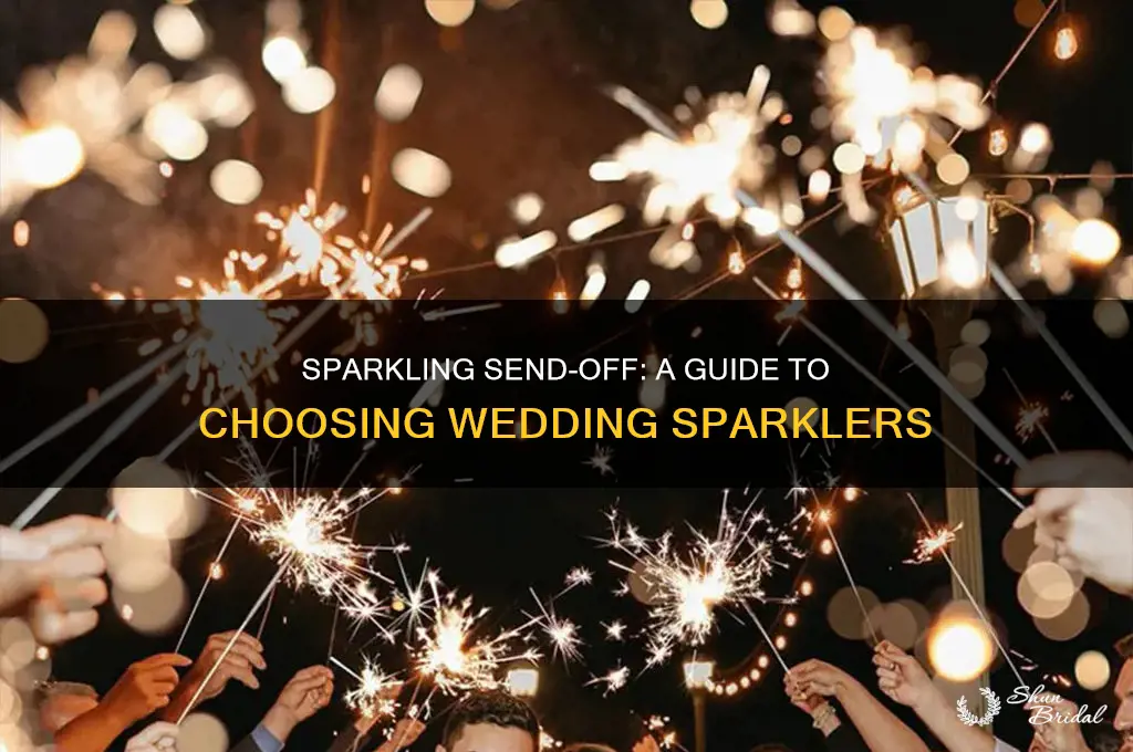 how to buy sparklers for wedding send off