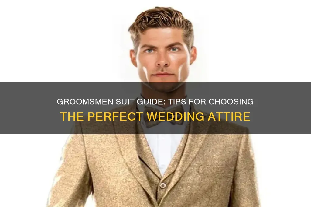 how to buy suits for groomsmen