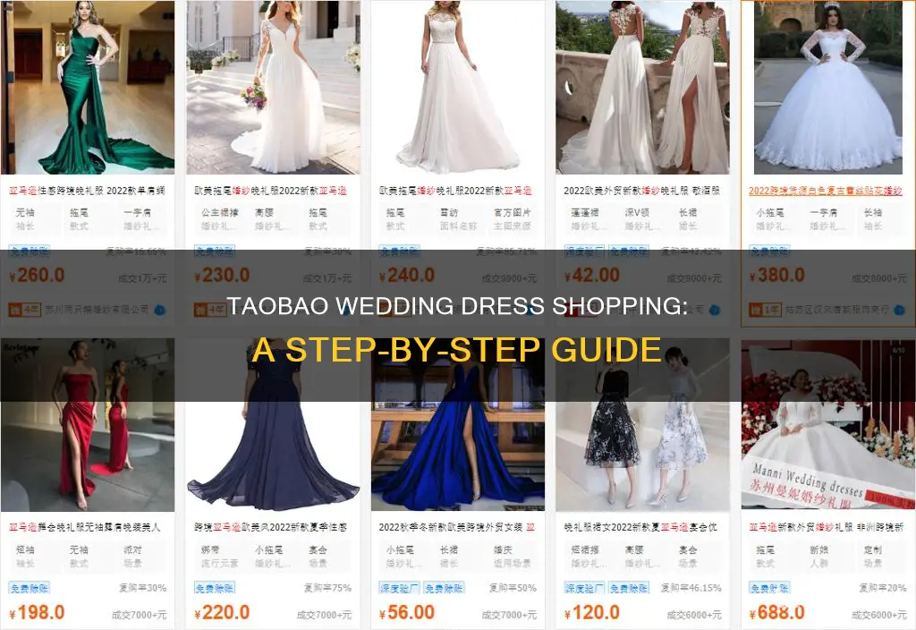 how to buy wedding dress on taobao