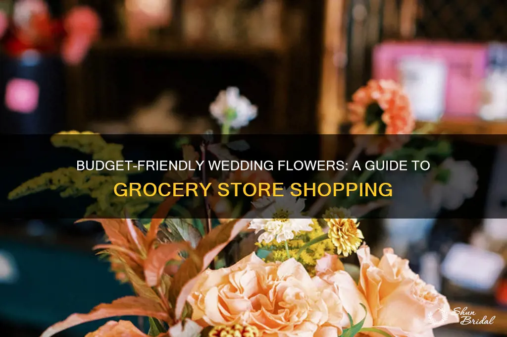 how to buy wedding flowers from grocery store