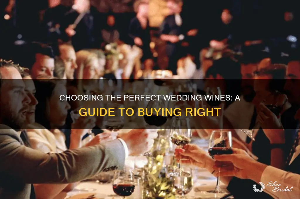 how to buy wedding wines