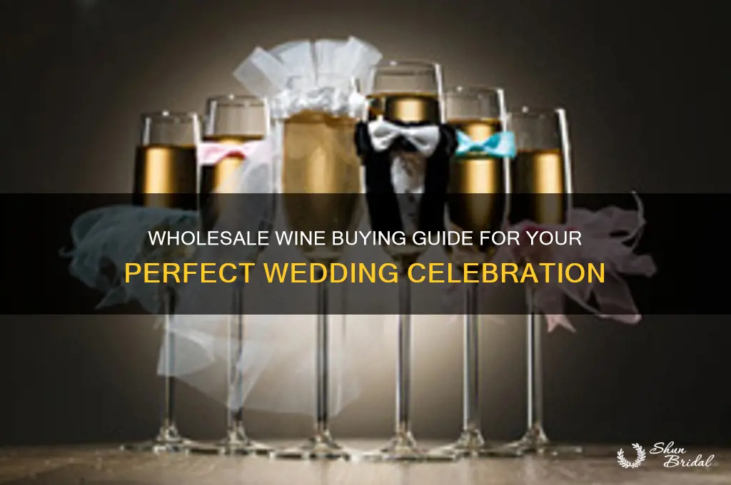 how to buy wine wholesale for a wedding