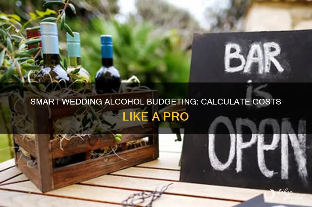 how to calculate alcohol cost for wedding