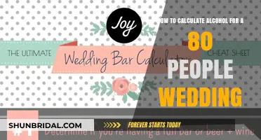 Perfect Pour: Calculating Alcohol for Your 80-Guest Wedding