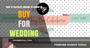Perfect Pour: Calculating Liquor Quantities for Your Wedding Celebration