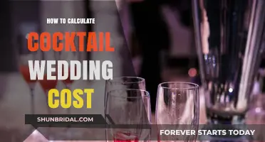 Calculating Cocktail Wedding Costs: A Comprehensive Guide for Budgeting