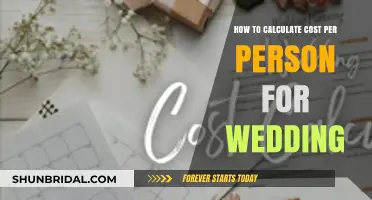 Smart Wedding Budgeting: Calculate Cost Per Person Effortlessly