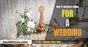 Planning Drinks for Your Wedding: A Guide to Calculating Needs
