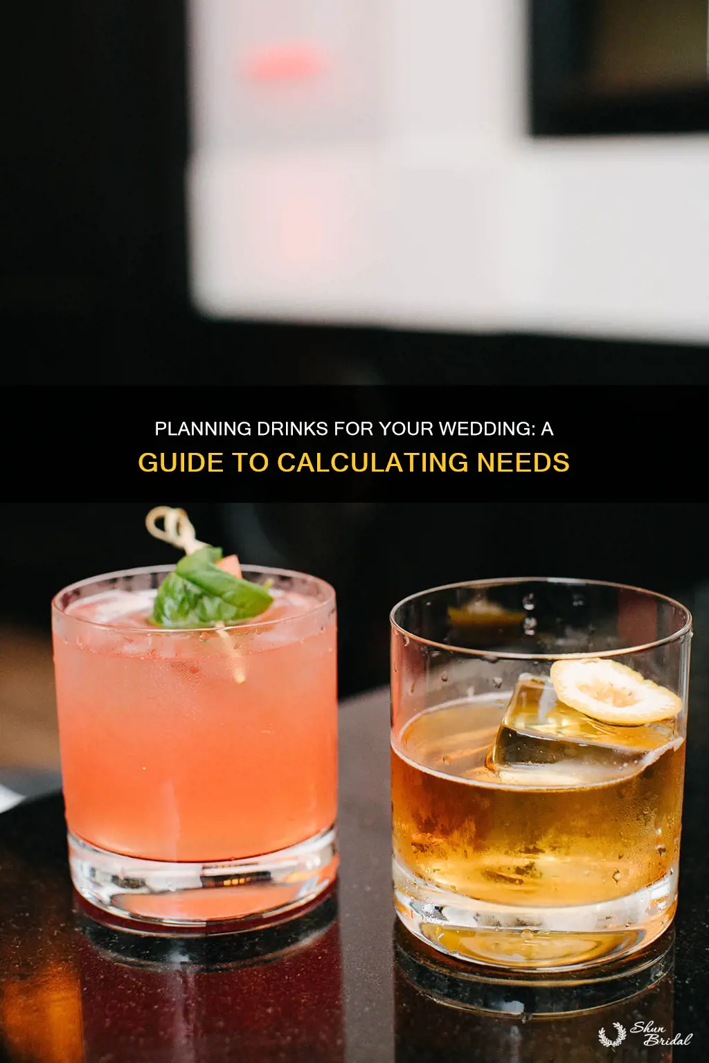 how to calculate drinks for a wedding