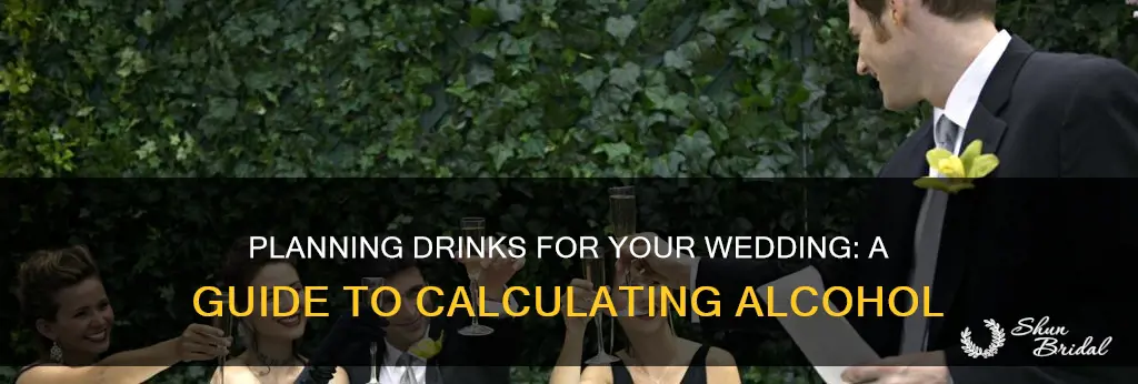 how to calculate drinks for wedding reception