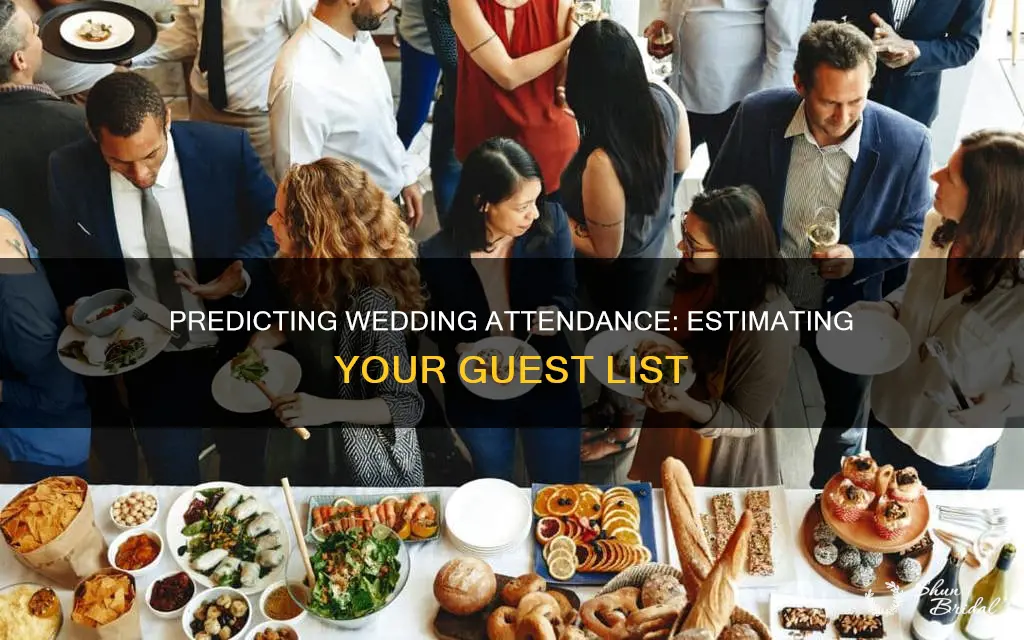 how to calculate how many guests will attend wedding