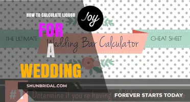 Perfect Pour: Calculating Liquor Quantities for Your Wedding Reception