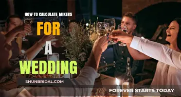 Mixing It Right: A Guide to Calculating Wedding Mixers