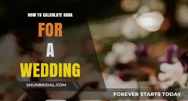 Calculating Soda Quantities for Your Wedding: A Practical Guide