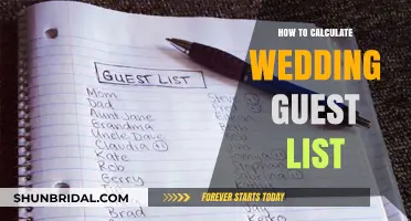 Mastering Your Wedding Guest List: Calculation Tips for Stress-Free Planning