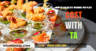 Calculating Wedding Per Plate Cost with Tax: A Simple Guide