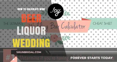 Calculating Wedding Alcohol: Wine, Beer, and Liquor Quantities Made Easy