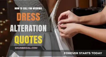 Get Your Dream Wedding Dress: Alteration Quotes