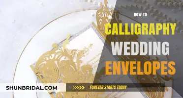 Elegant Calligraphy Tips for Addressing Wedding Envelopes with Style