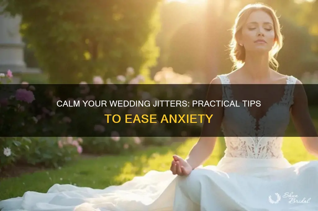 how to calm wedding anxiety