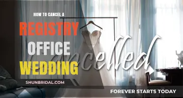 Cancelling Your Registry Office Wedding: What You Need to Know