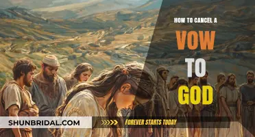 Breaking Sacred Promises: A Guide to Canceling Vows Made to God