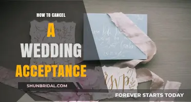 Gracefully Canceling Your Wedding RSVP: A Guide to Changing Plans