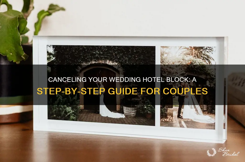 how to cancel a wedding block