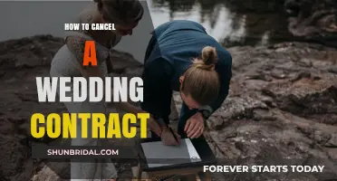 Canceling Your Wedding Contract: A Step-by-Step Guide to Navigate the Process