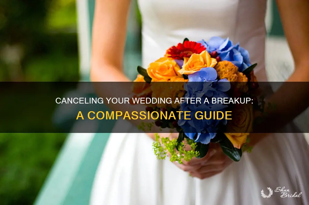 how to cancel a wedding due to breakup