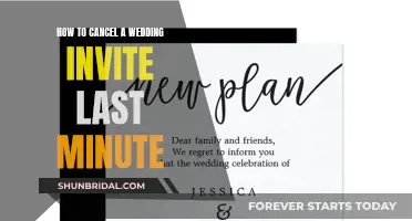 Canceling Wedding Attendance: Last-Minute Guide to Withdrawing an Invite