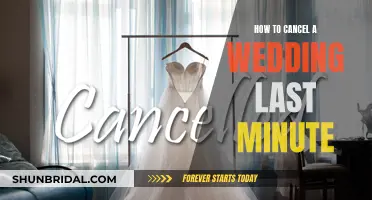 Canceling a Wedding Last Minute: Navigating the Emotional Chaos