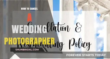 Canceling Your Wedding Photographer: A Step-by-Step Guide