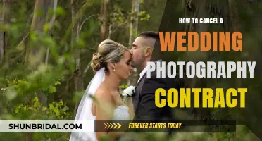 Canceling Wedding Photography Contracts: Your Rights and Options
