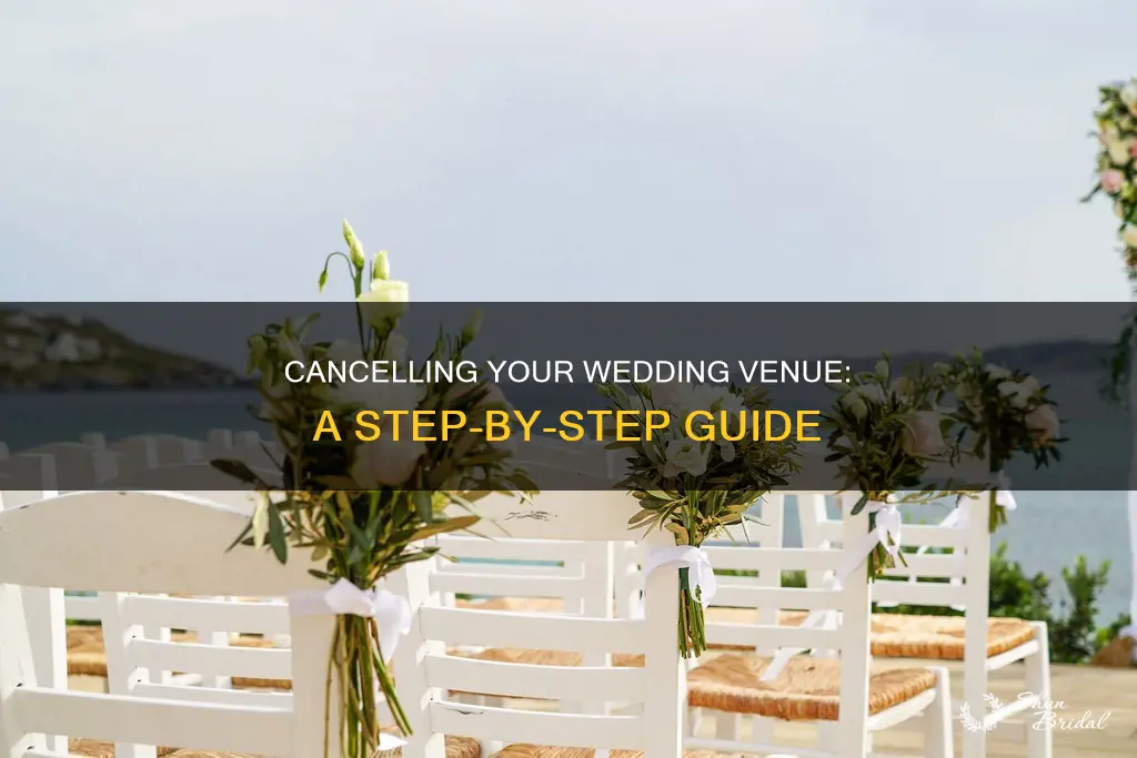 how to cancel a wedding venue