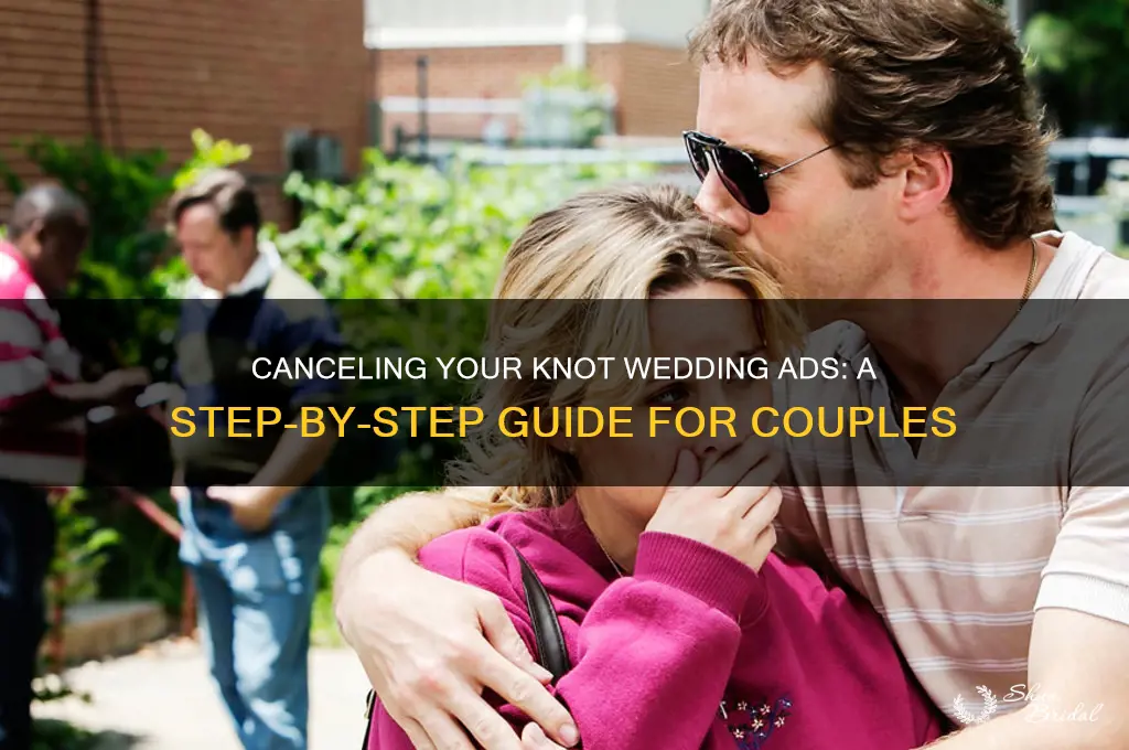 how to cancel advertising with the knot wedding