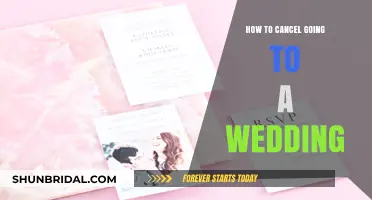 Gracefully Canceling Your Wedding Attendance: A Guide to Polite Declining