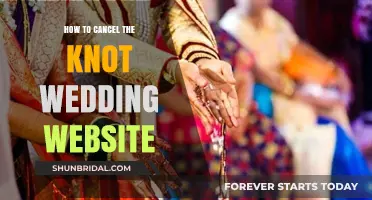 Canceling Your Knot Wedding Website: A Step-by-Step Guide