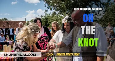 Canceling Your Wedding on The Knot: A Step-by-Step Guide