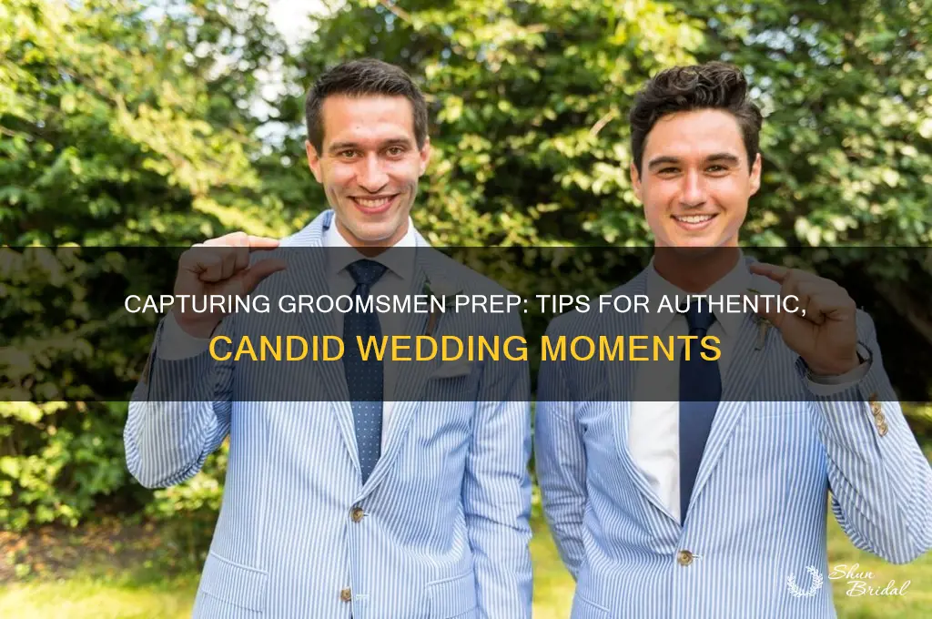 how to capture groomsmen getting ready