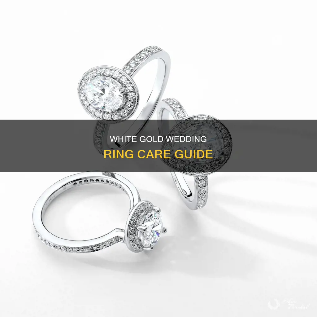 how to care for white gold wedding ring