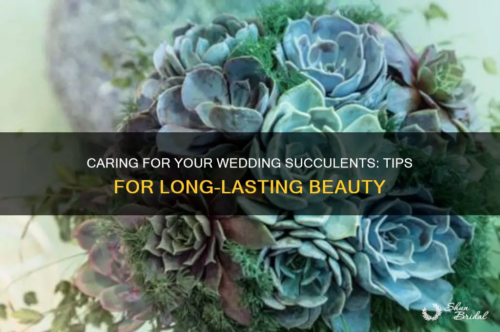 how to care for your wedding succulents