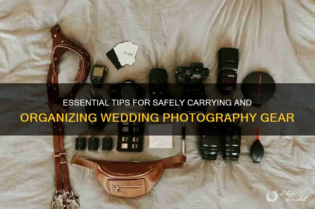 how to carry wedding gear