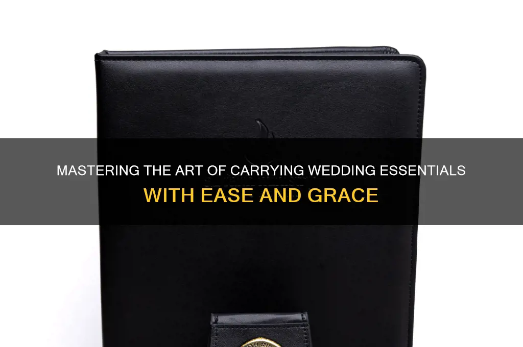 how to carry wedding staffs