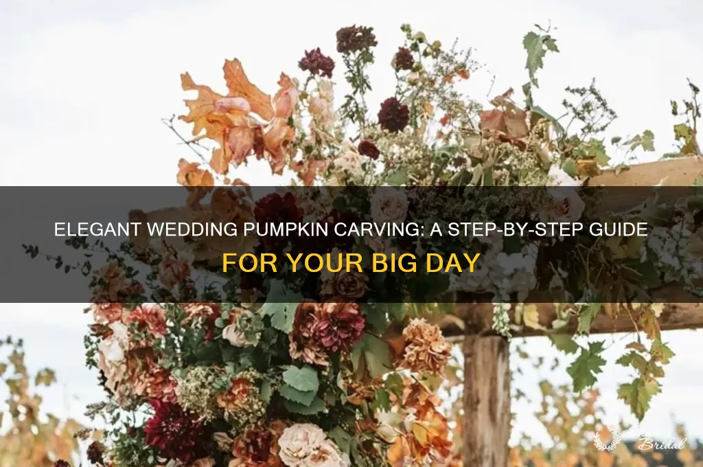 how to carve a wedding pumpkin