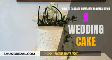 Cascading Gum Paste Flowers: Wedding Cake Decorating Guide