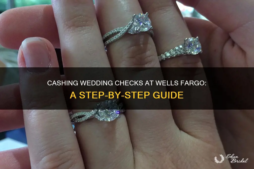 how to cash wedding checks wells fargo