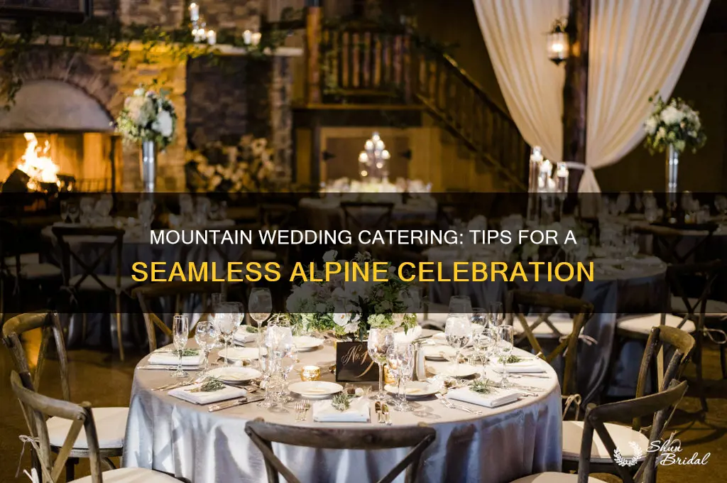 how to cater a mountain wedding